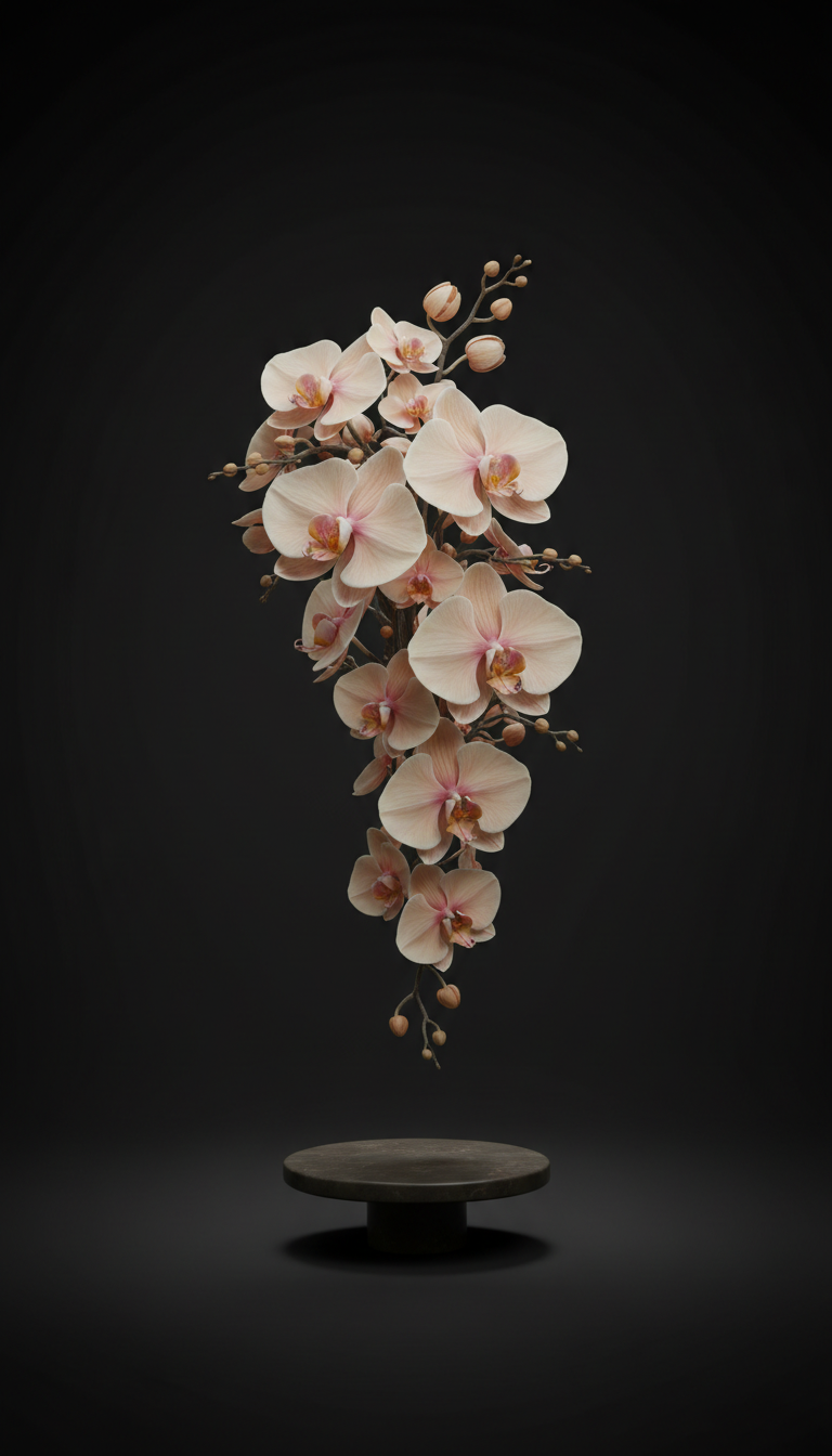 Celestial Orchid Cascade Arrangement